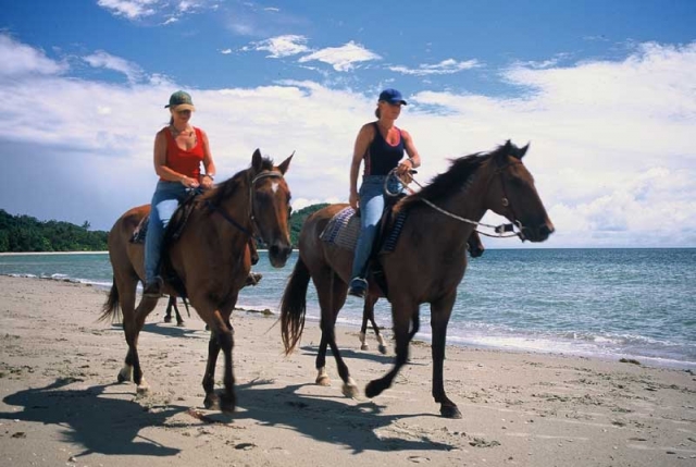 Rutas a caballo por la playa